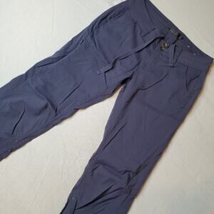 Prana Womens Size 2 Halle Hiking Pant Drawstring Blue W4HARG113